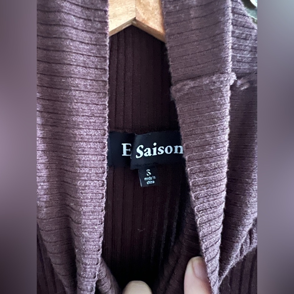 En Saison Sleeveless Brown Midi Dress - Picture 4 of 4